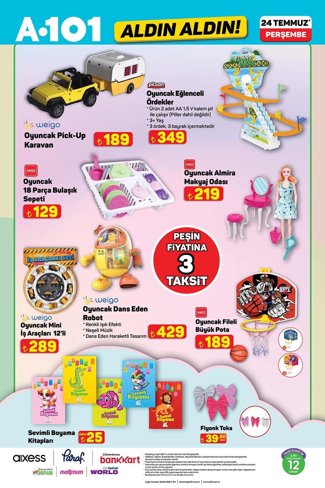 A101 24 Temmuz 2025 Kataloğu