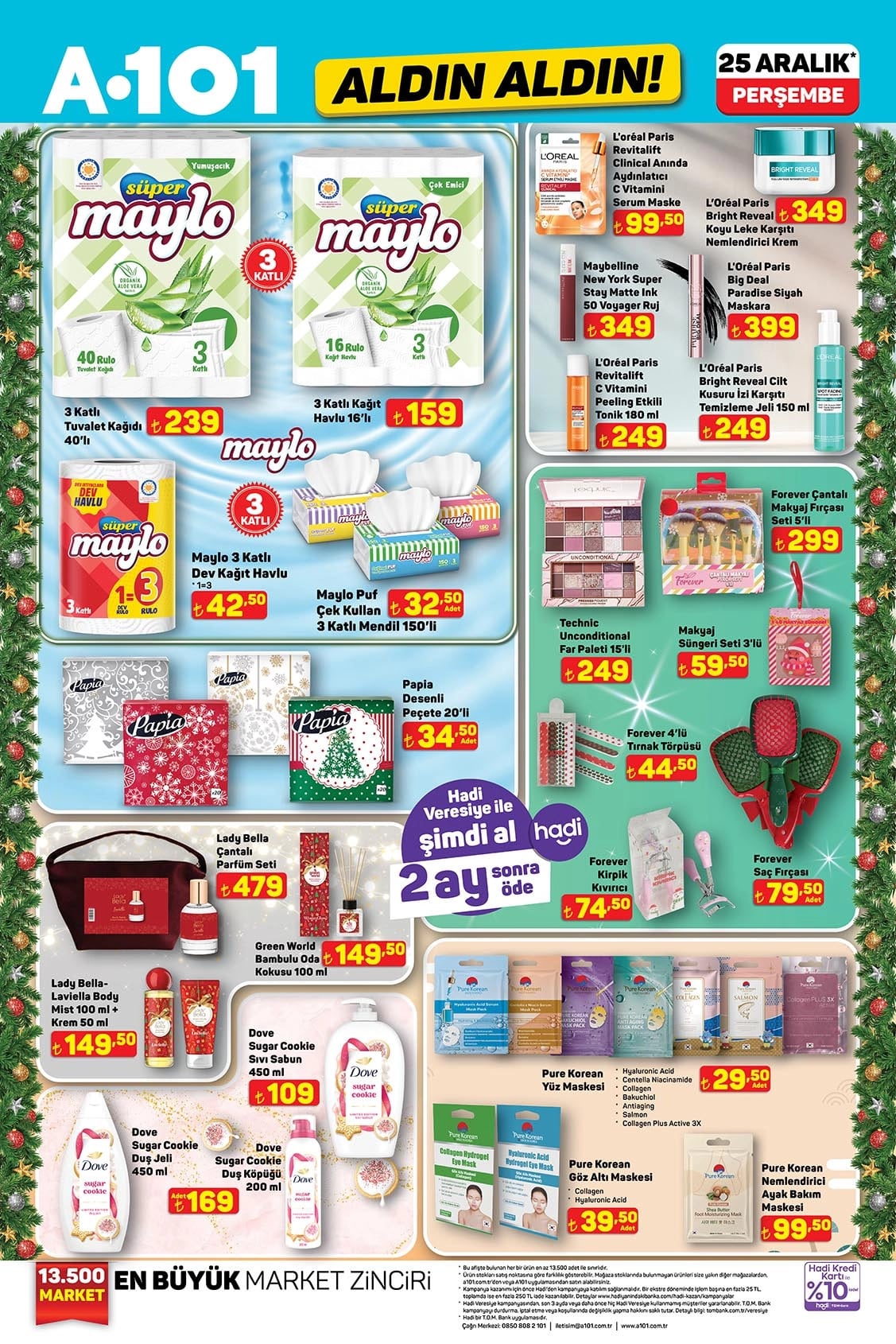 A101 25 Aralık 2025 Kataloğu