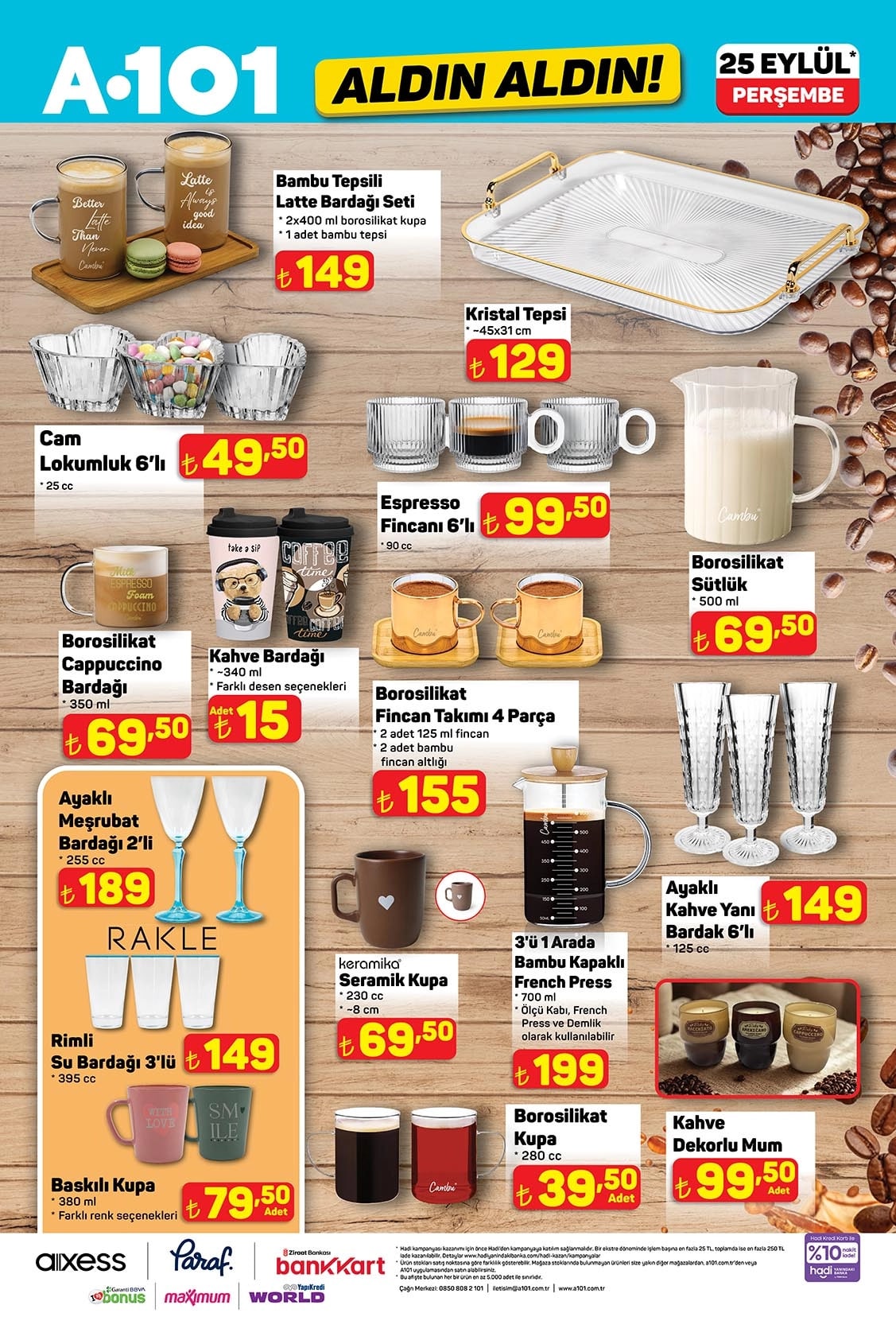 A101 25 Eylül 2025 Kataloğu