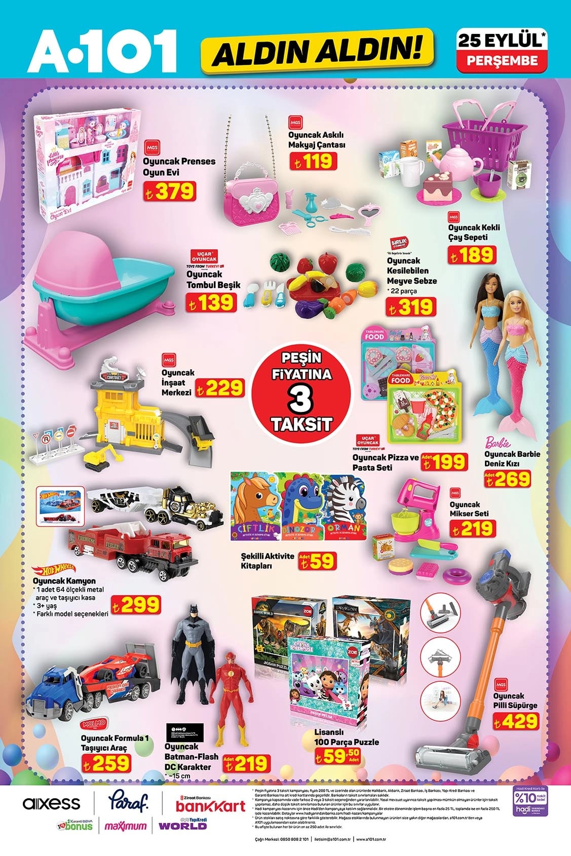 A101 25 Eylül 2025 Kataloğu