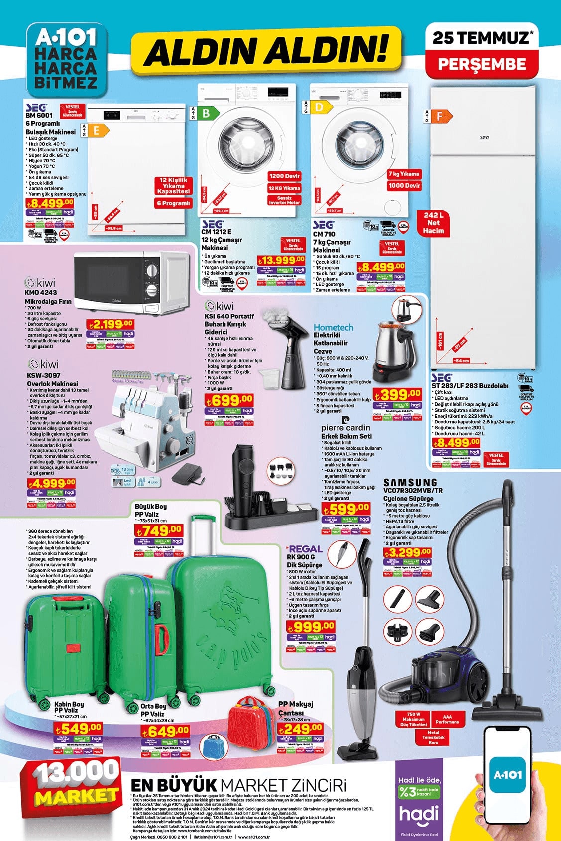 A101 25 Temmuz 2024 Aktüel Ürünler Kataloğu