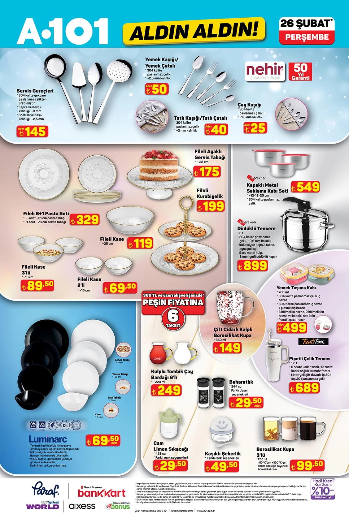 A101 26 Şubat 2026 Kataloğu