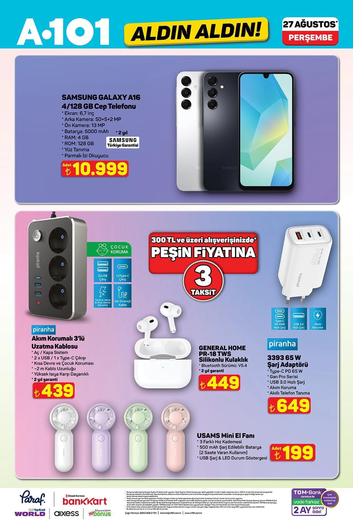 A101 27 Ağustos 2026 Kataloğu