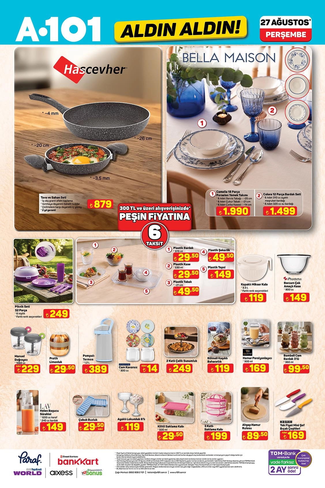 A101 27 Ağustos 2026 Kataloğu