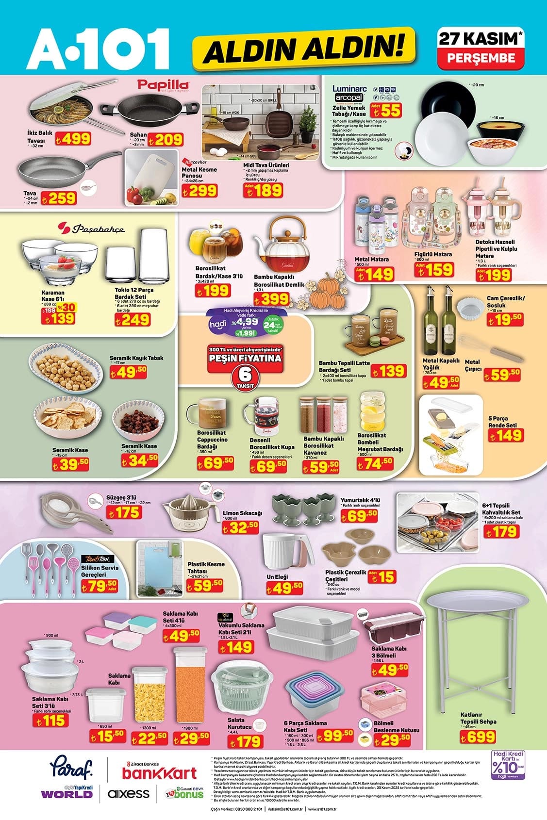 A101 27 Kasım 2025 Kataloğu