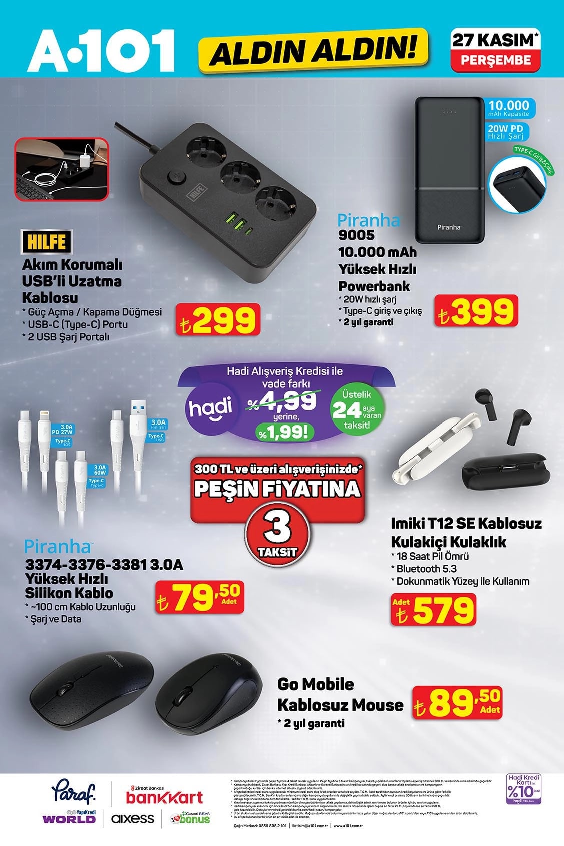 A101 27 Kasım 2025 Kataloğu