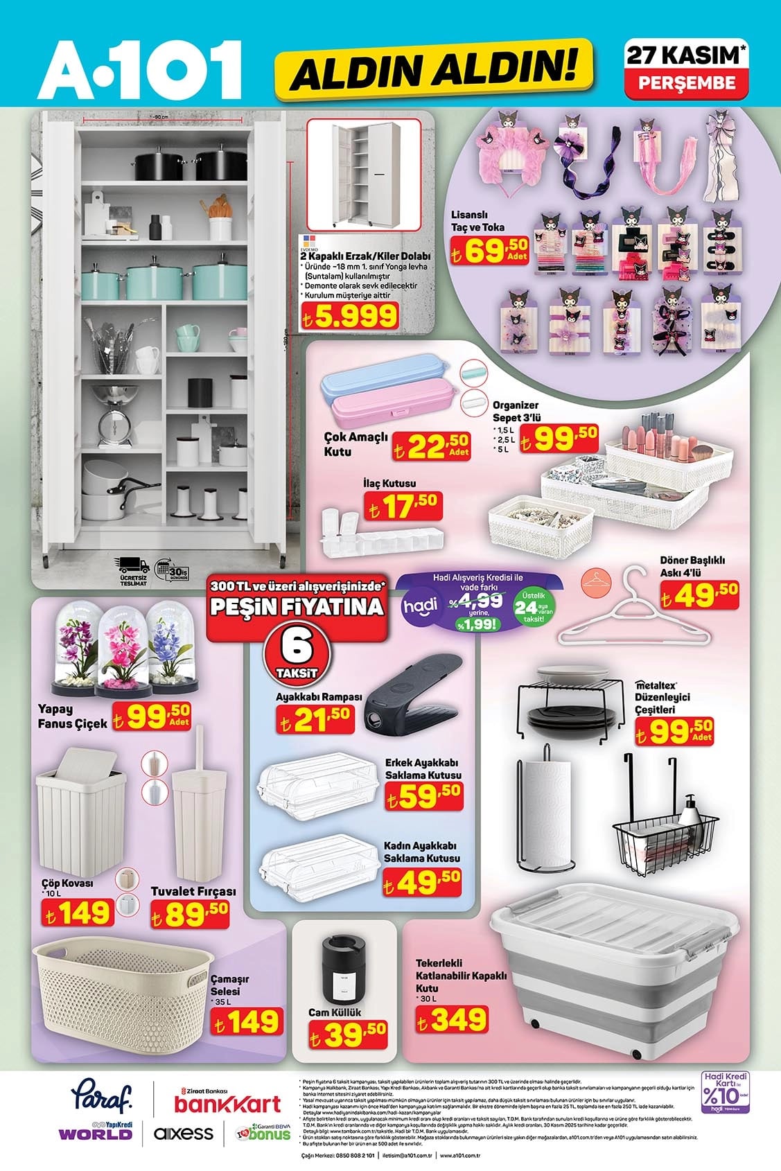 A101 27 Kasım 2025 Kataloğu