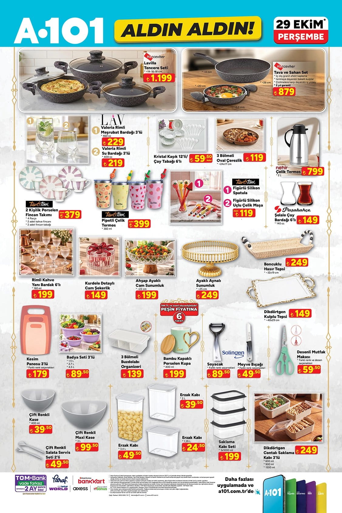 A101 29 Ekim 2026 Kataloğu