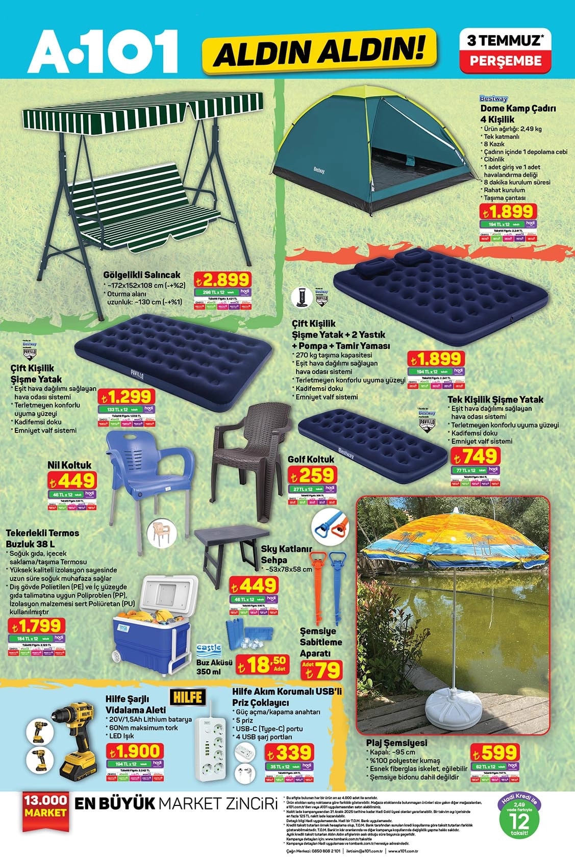 A101 3 Temmuz 2025 Kataloğu