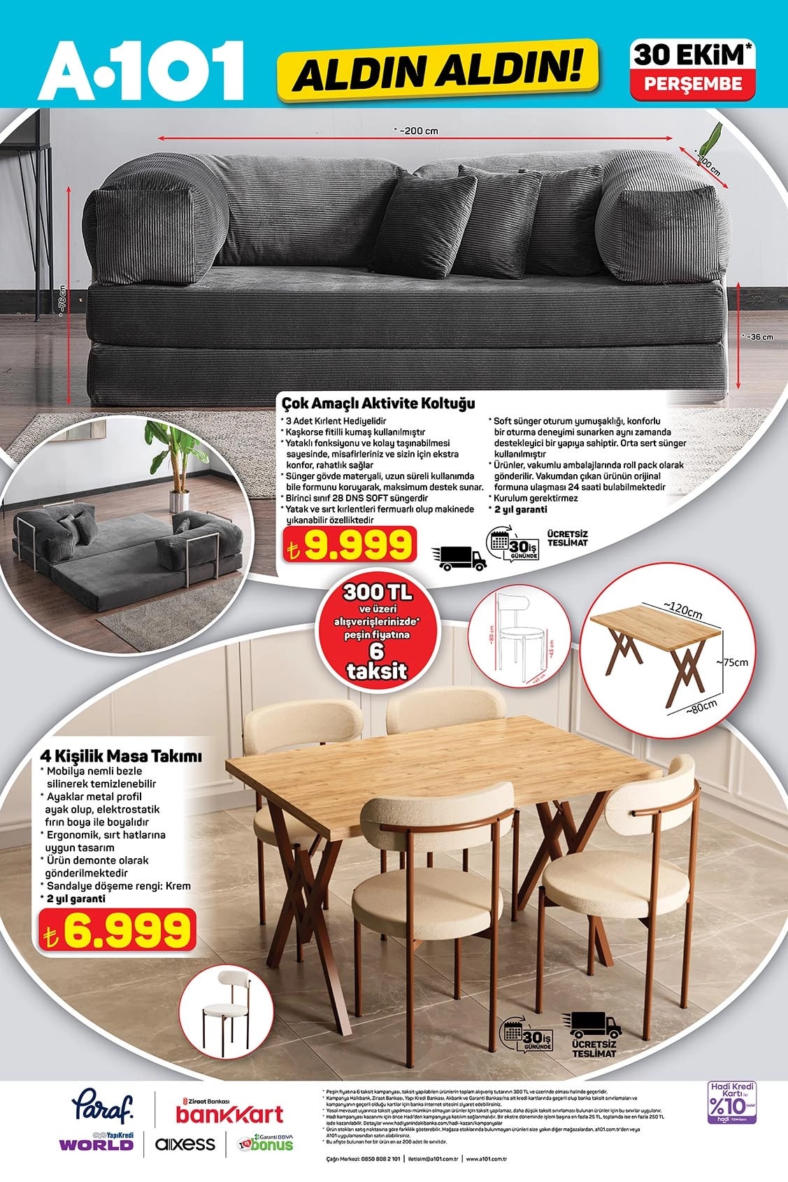 A101 30 Ekim 2025 Kataloğu