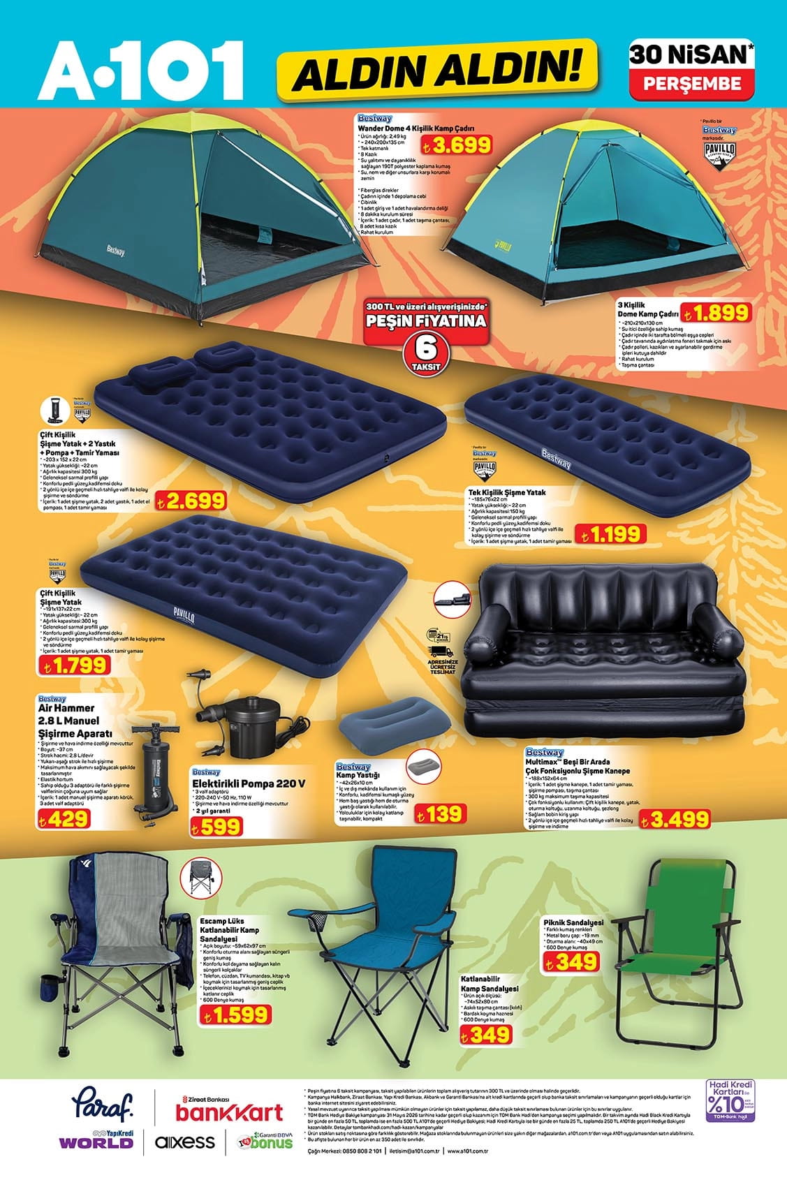 A101 30 Nisan 2026 Kataloğu