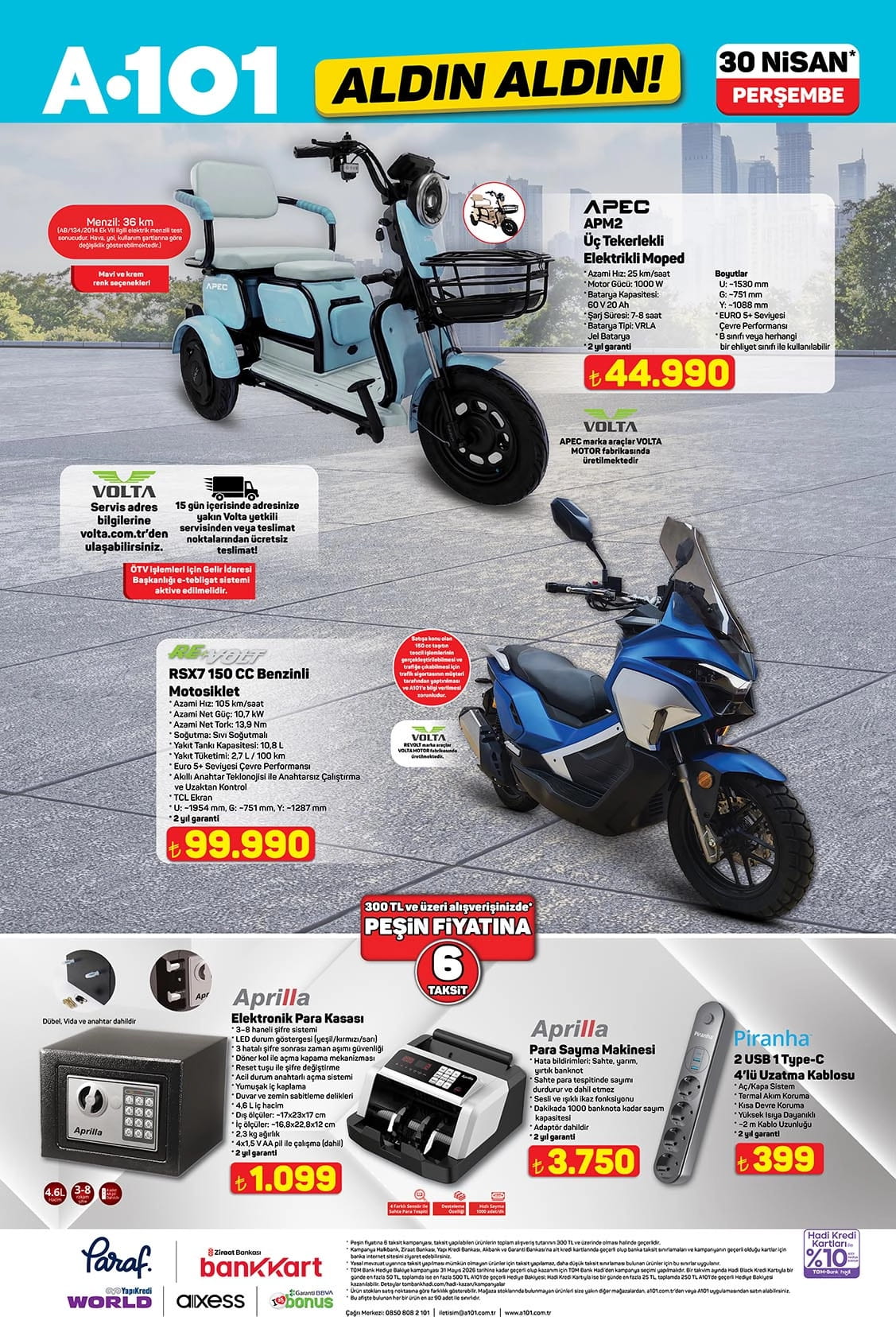 A101 30 Nisan 2026 Kataloğu