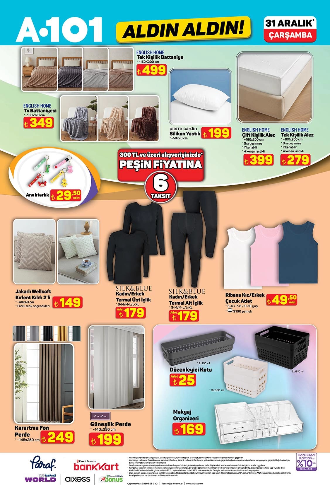 A101 31 Aralık 2025 Kataloğu