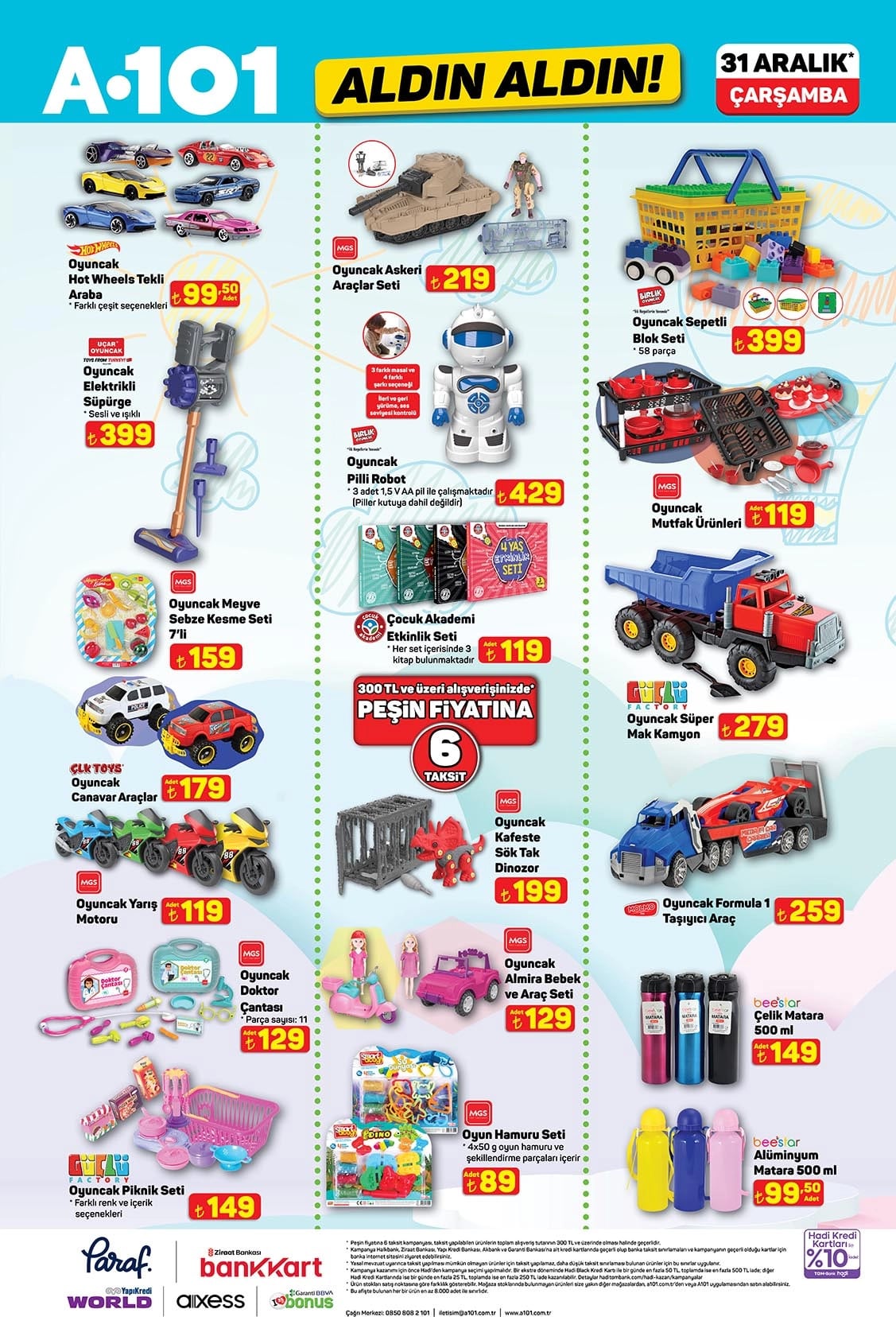 A101 31 Aralık 2025 Kataloğu