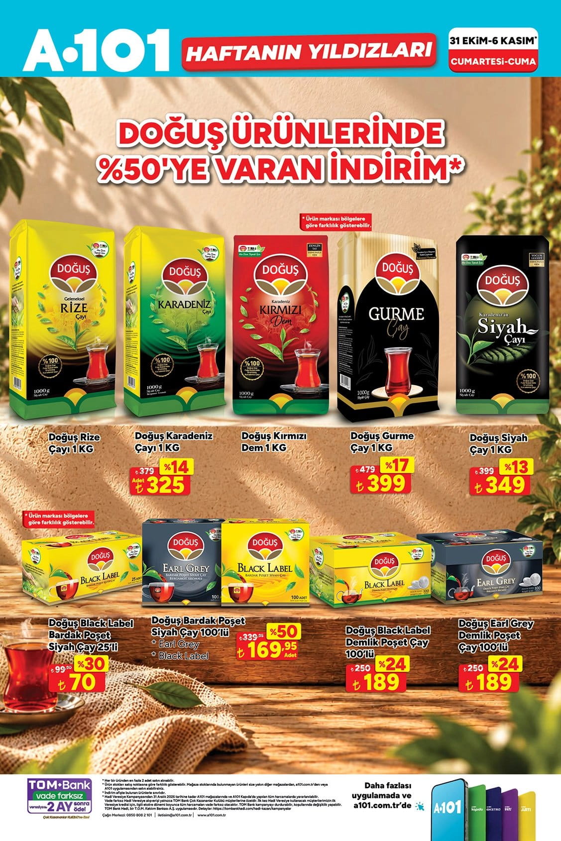 A101 31 Ekim 2026 Kataloğu
