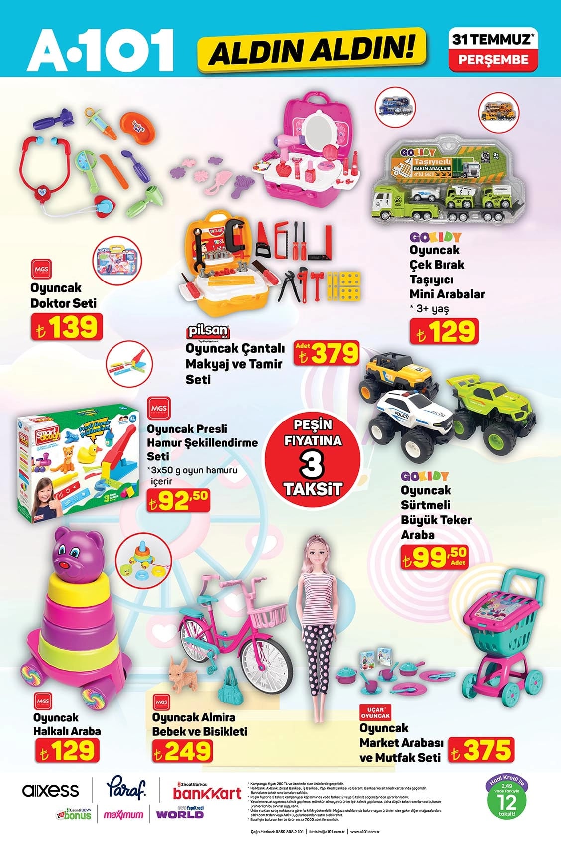 A101 31 Temmuz 2025 Kataloğu