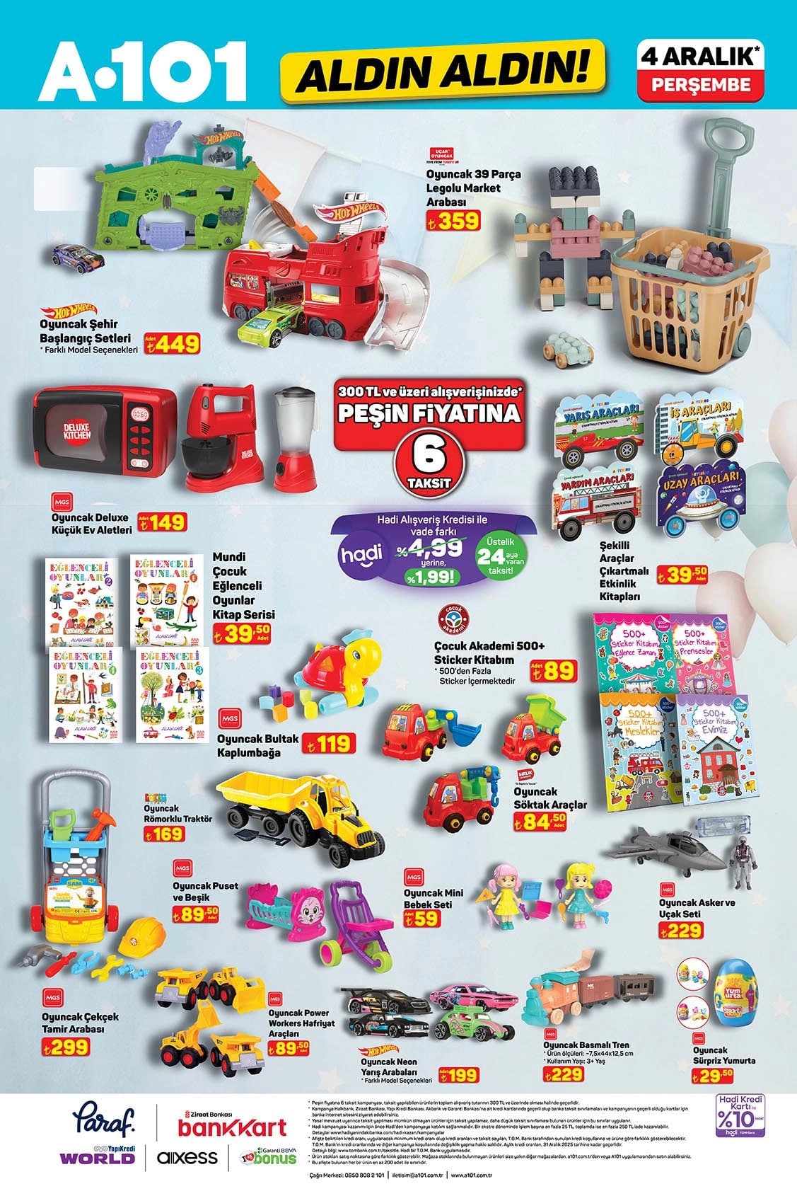 A101 4 Aralık 2025 Kataloğu