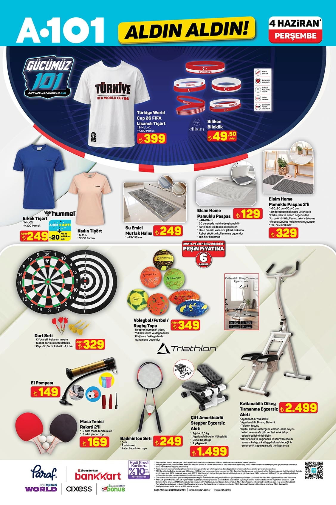 A101 4 Haziran 2026 Kataloğu