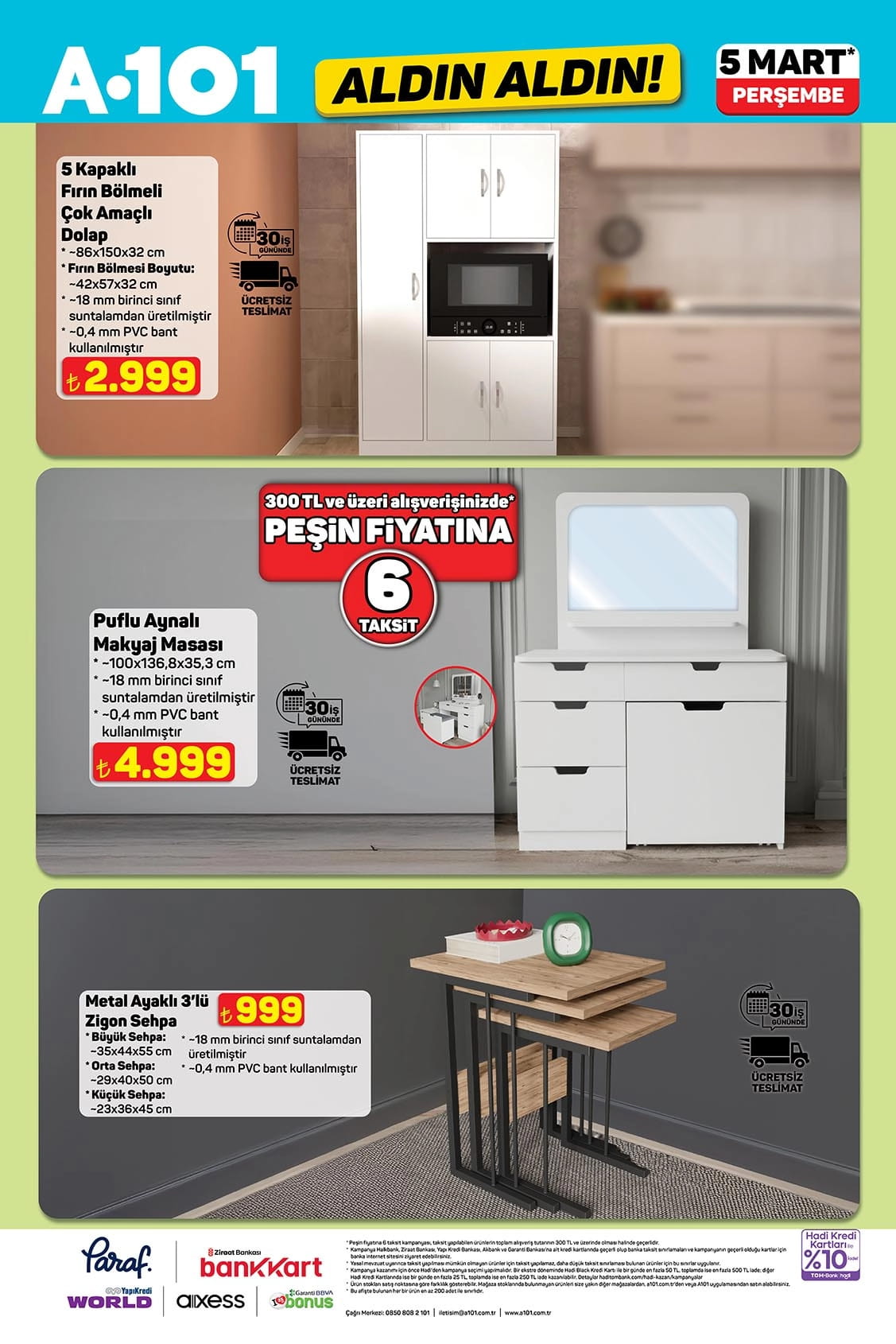 A101 5 Mart 2026 Kataloğu