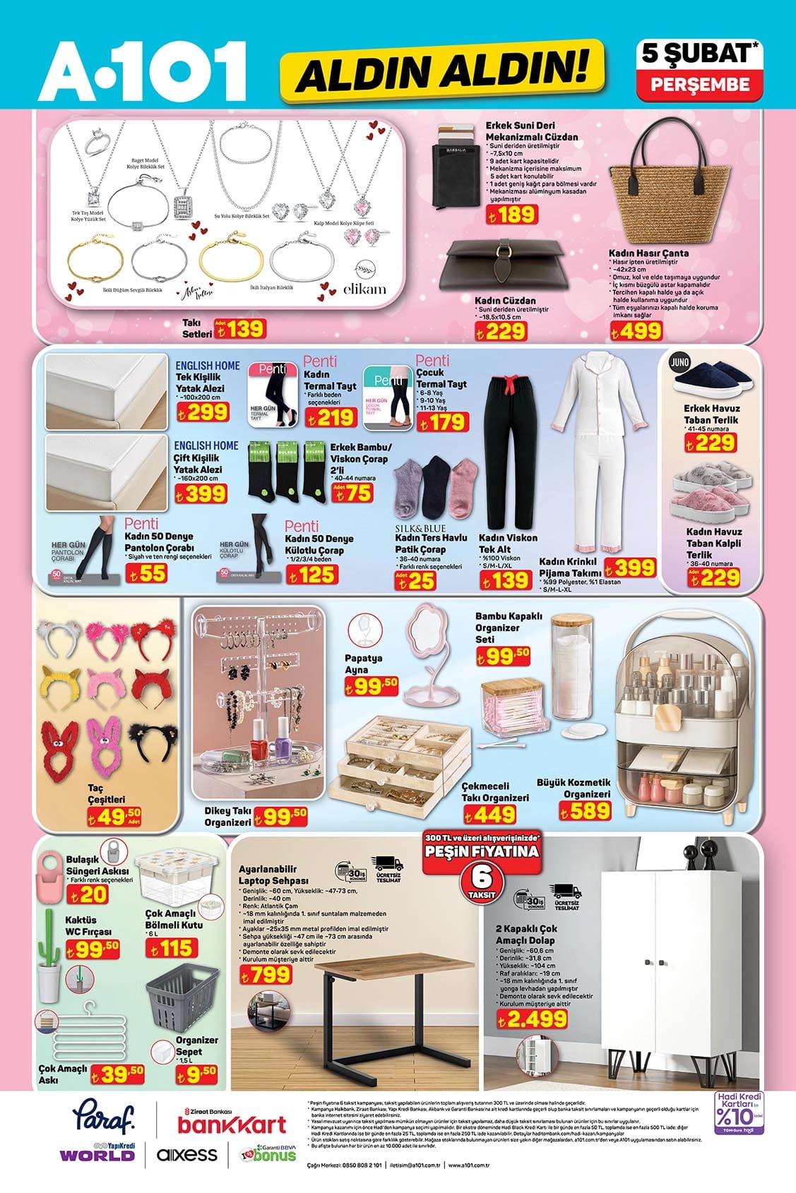 A101 5 Şubat 2026 Kataloğu