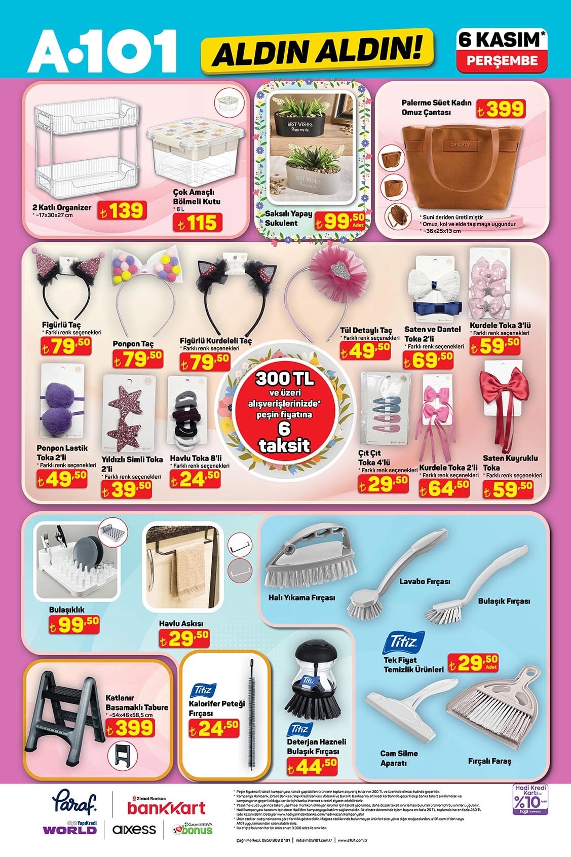 A101 6 Kasım 2025 Kataloğu