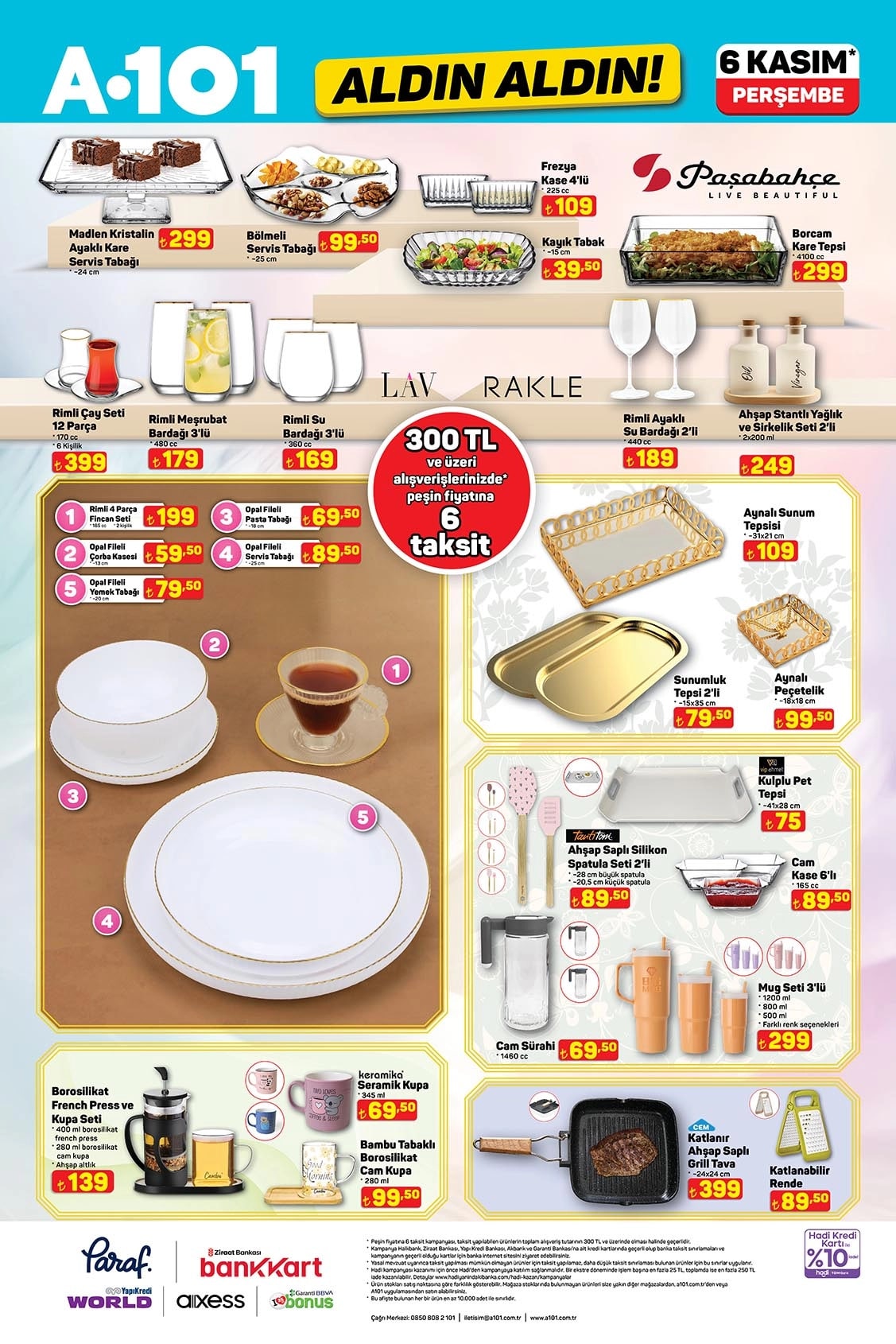 A101 6 Kasım 2025 Kataloğu