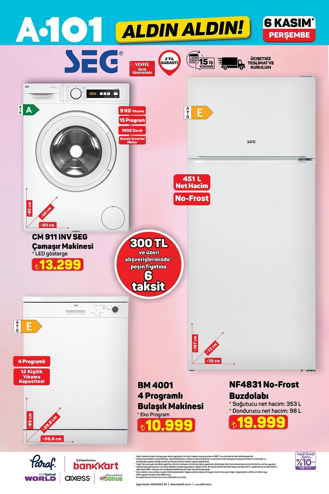 A101 6 Kasım 2025 Kataloğu