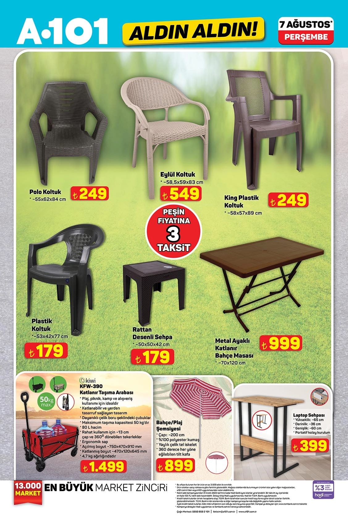 A101 7 Ağustos 2025 Kataloğu
