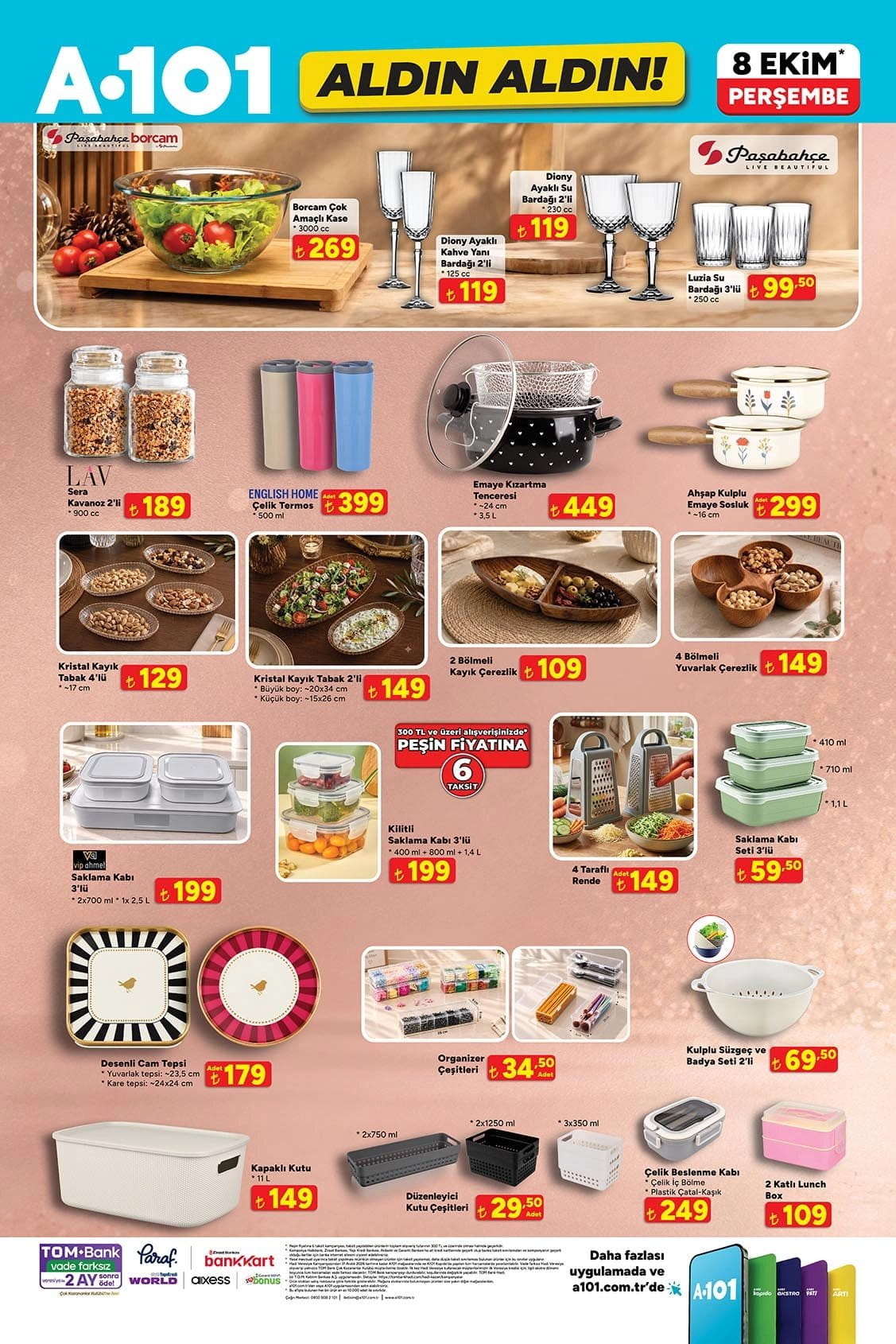 A101 8 Ekim 2026 Kataloğu