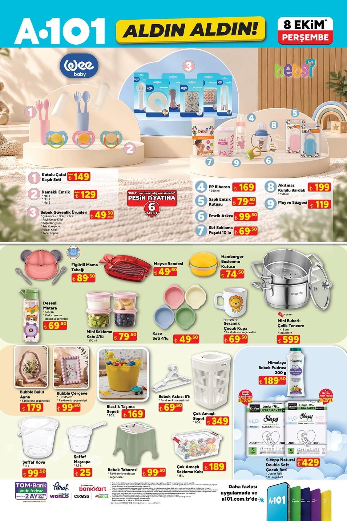 A101 8 Ekim 2026 Kataloğu