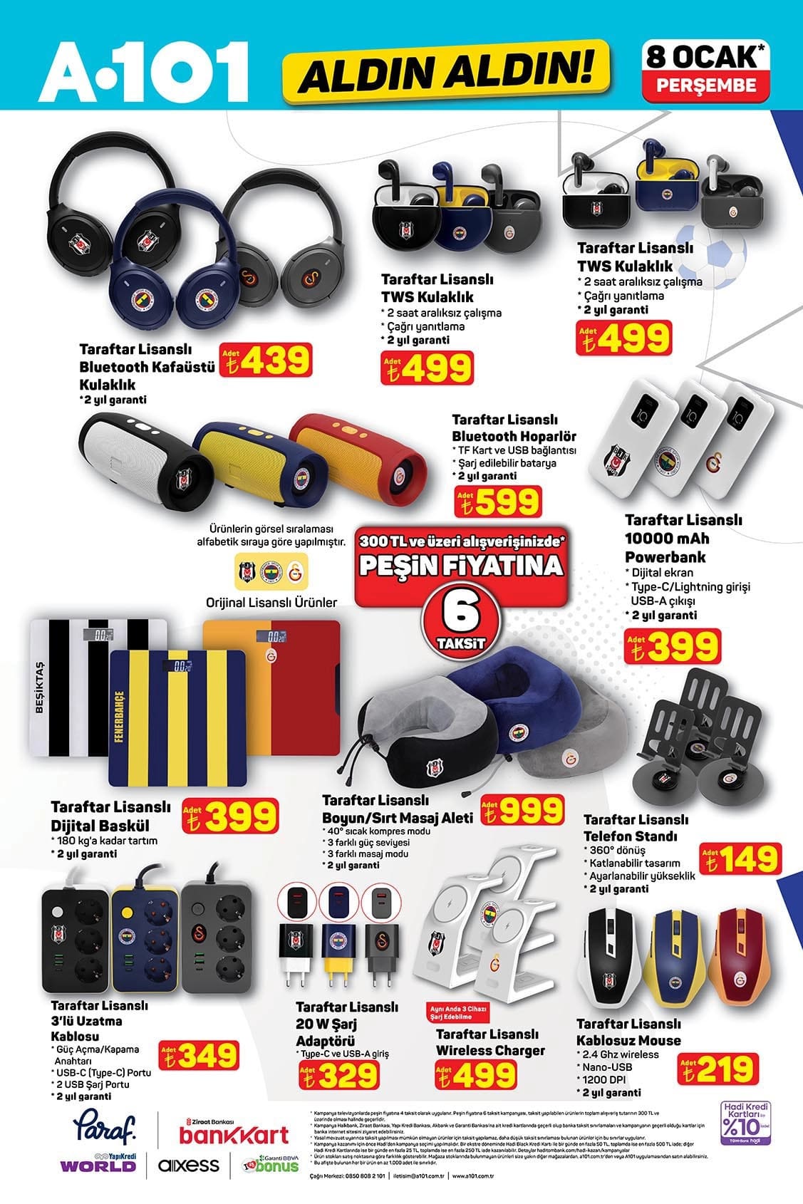 A101 8 Ocak 2026 Kataloğu