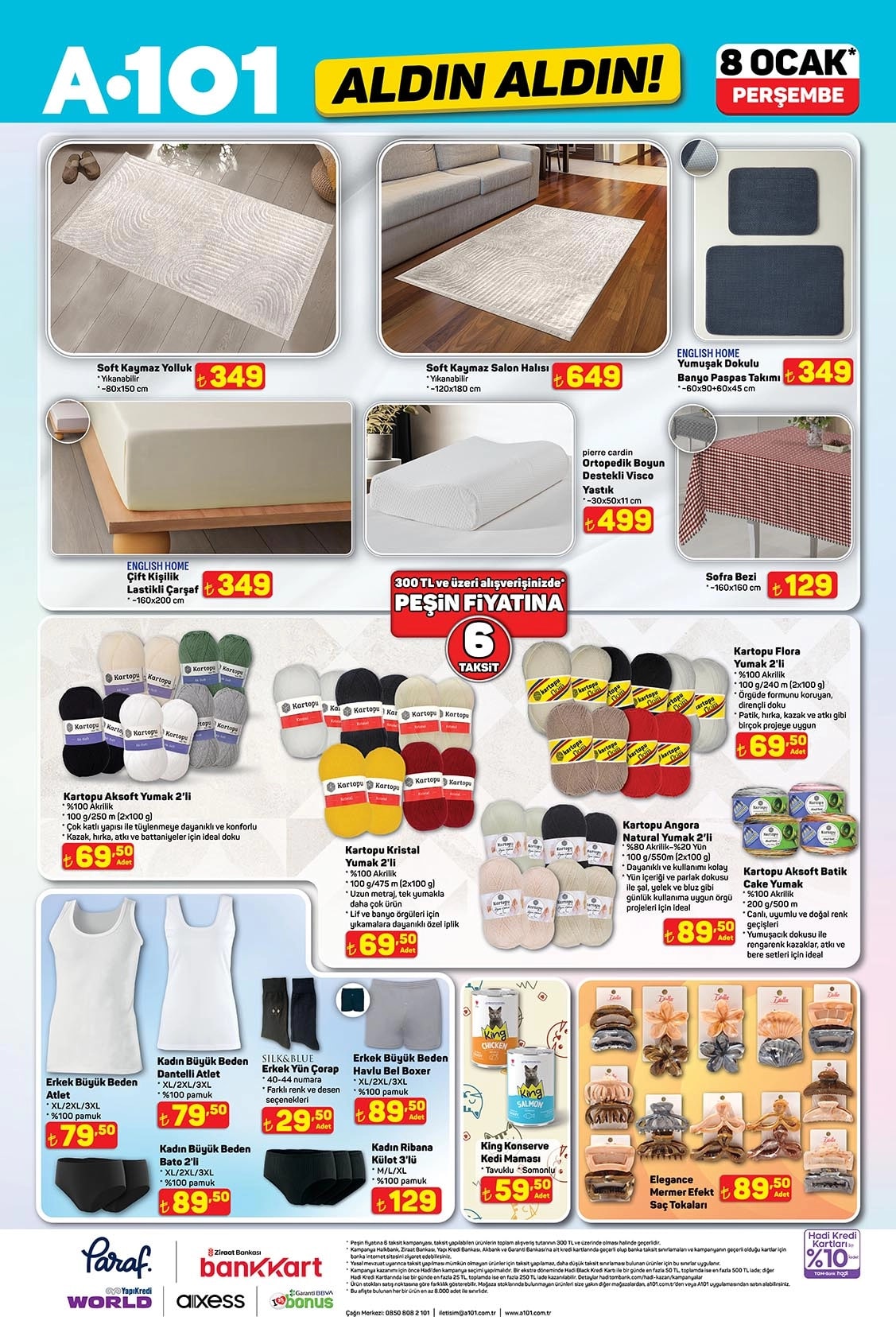 A101 8 Ocak 2026 Kataloğu