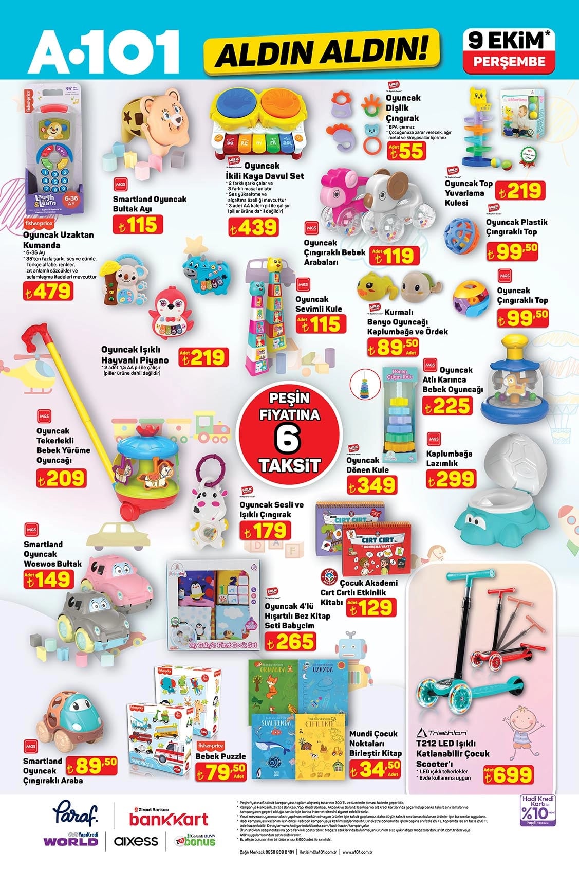 A101 9 Ekim 2025 Kataloğu