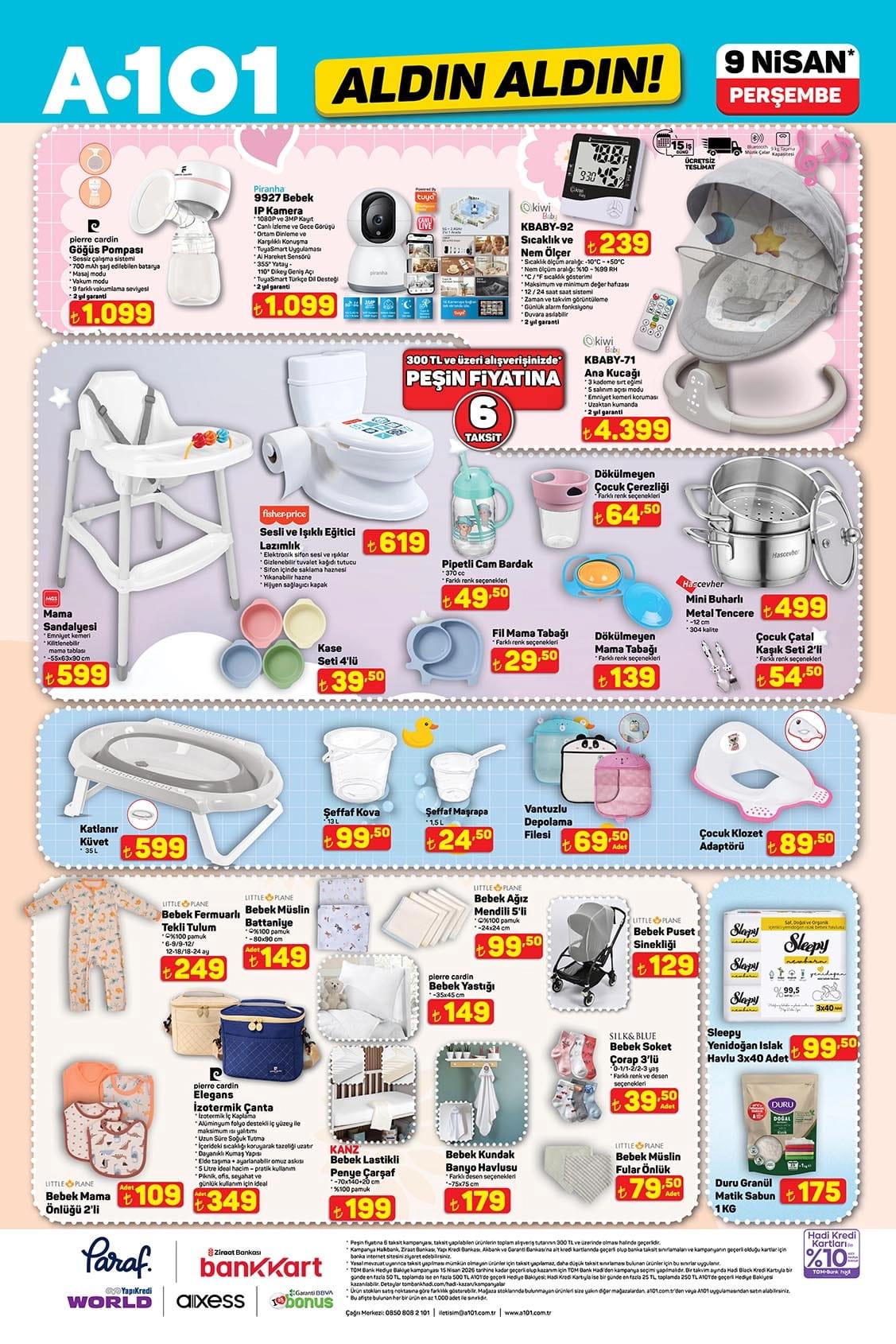 A101 9 Nisan 2026 Kataloğu