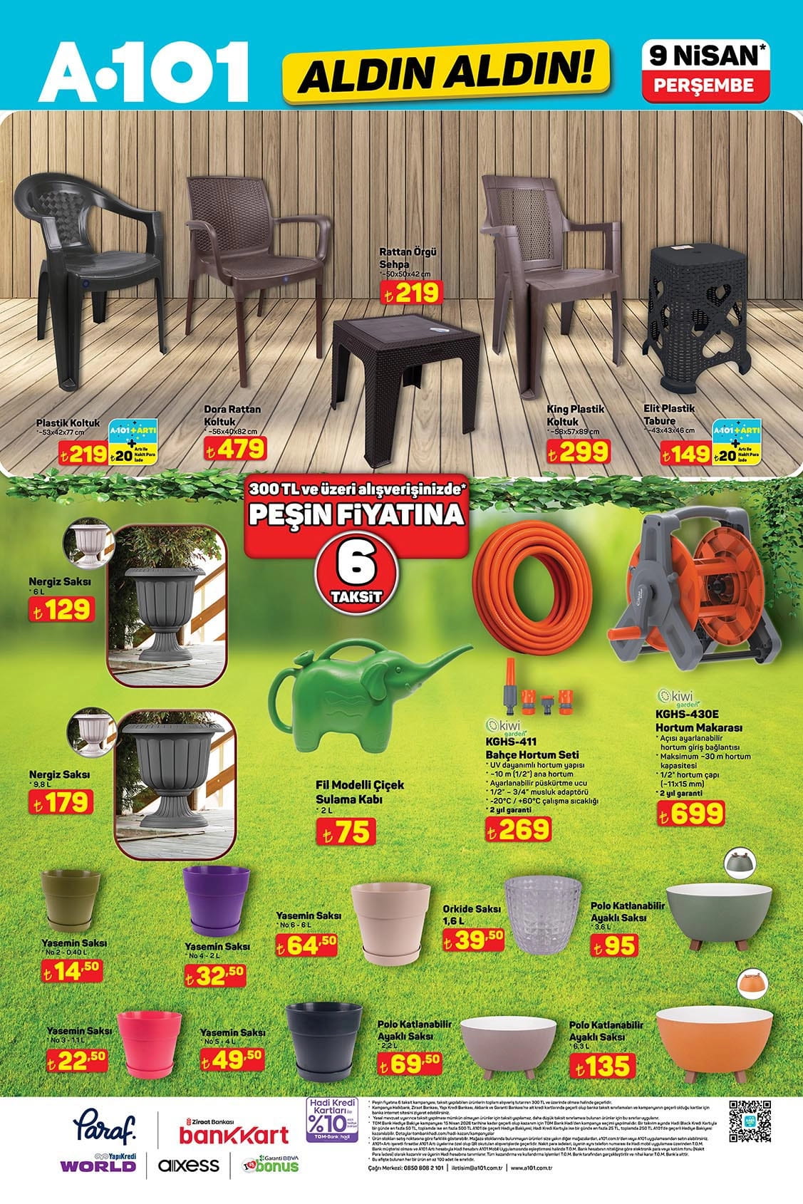 A101 9 Nisan 2026 Kataloğu
