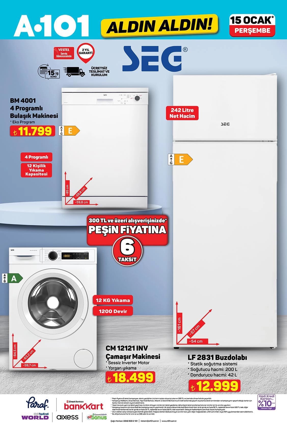 A101 15 Ocak 2026 Aktüel Ürünler Kataloğu
