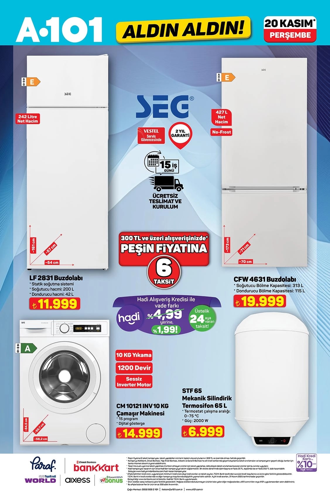 A101 20 Kasım 2025 Aktüel Ürünler Kataloğu