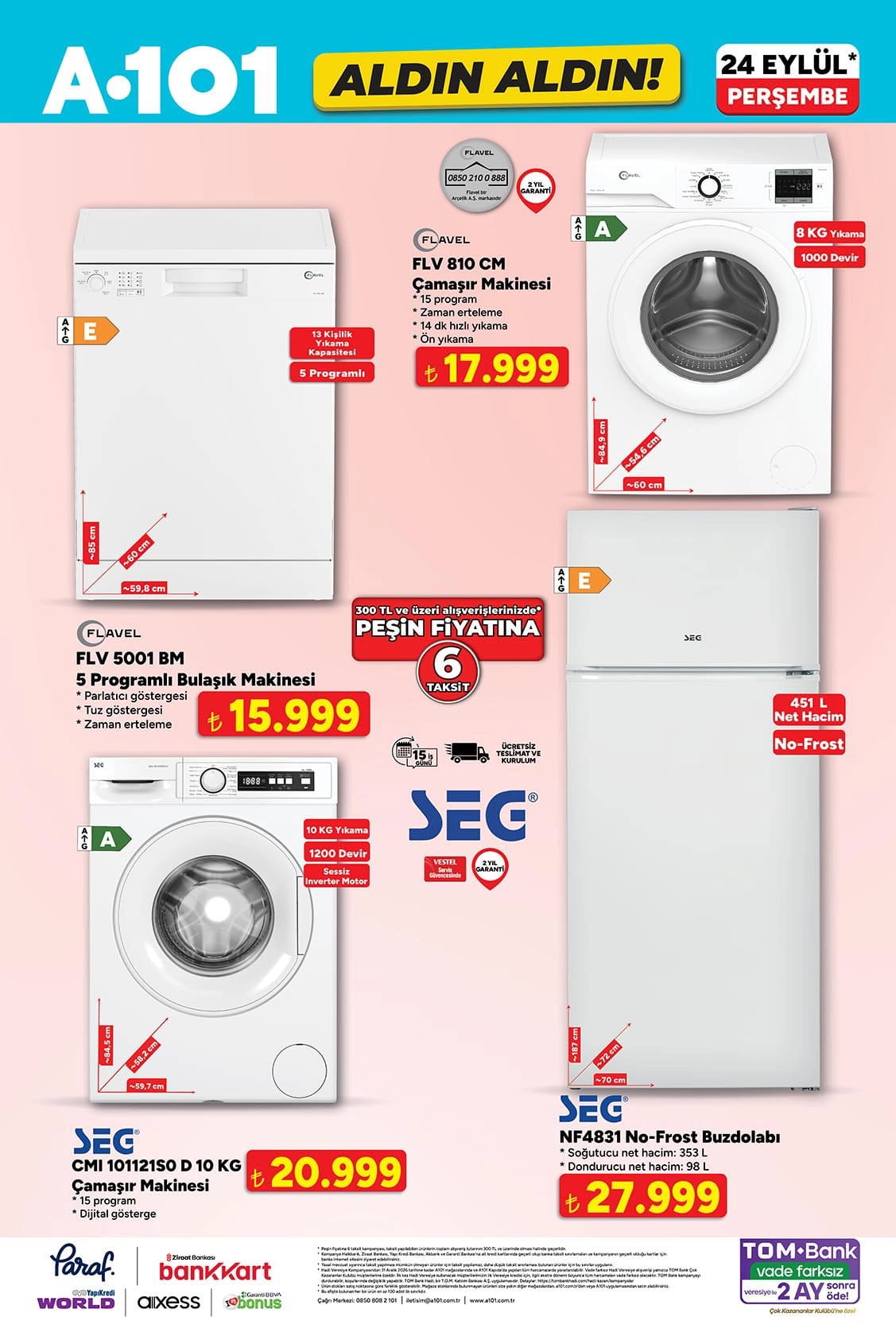 A101 24 Eylül 2026 Aktüel Ürünler Kataloğu