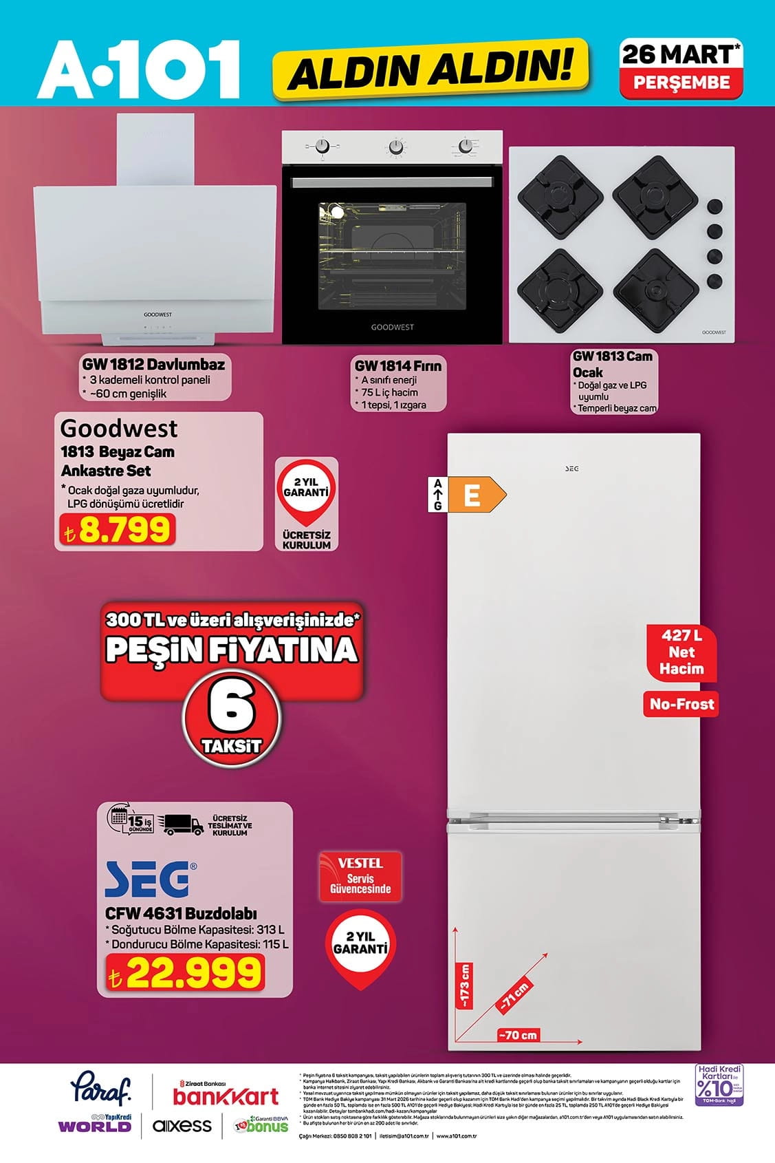 A101 26 Mart 2026 Aktüel Ürünler Kataloğu
