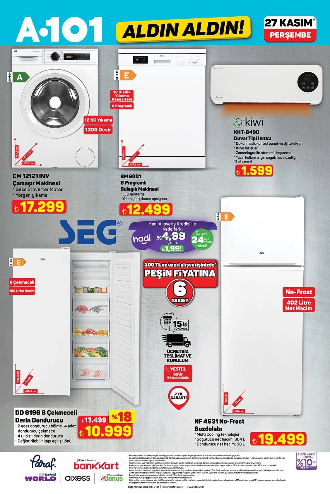 A101 27 Kasım 2025 Aktüel Ürünler Kataloğu