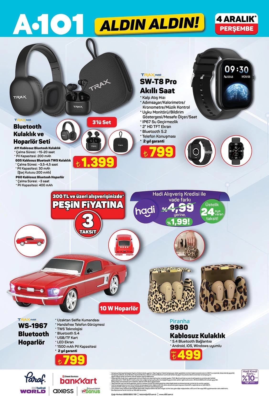 A101 4 Aralık 2025 Aktüel Ürünler Kataloğu