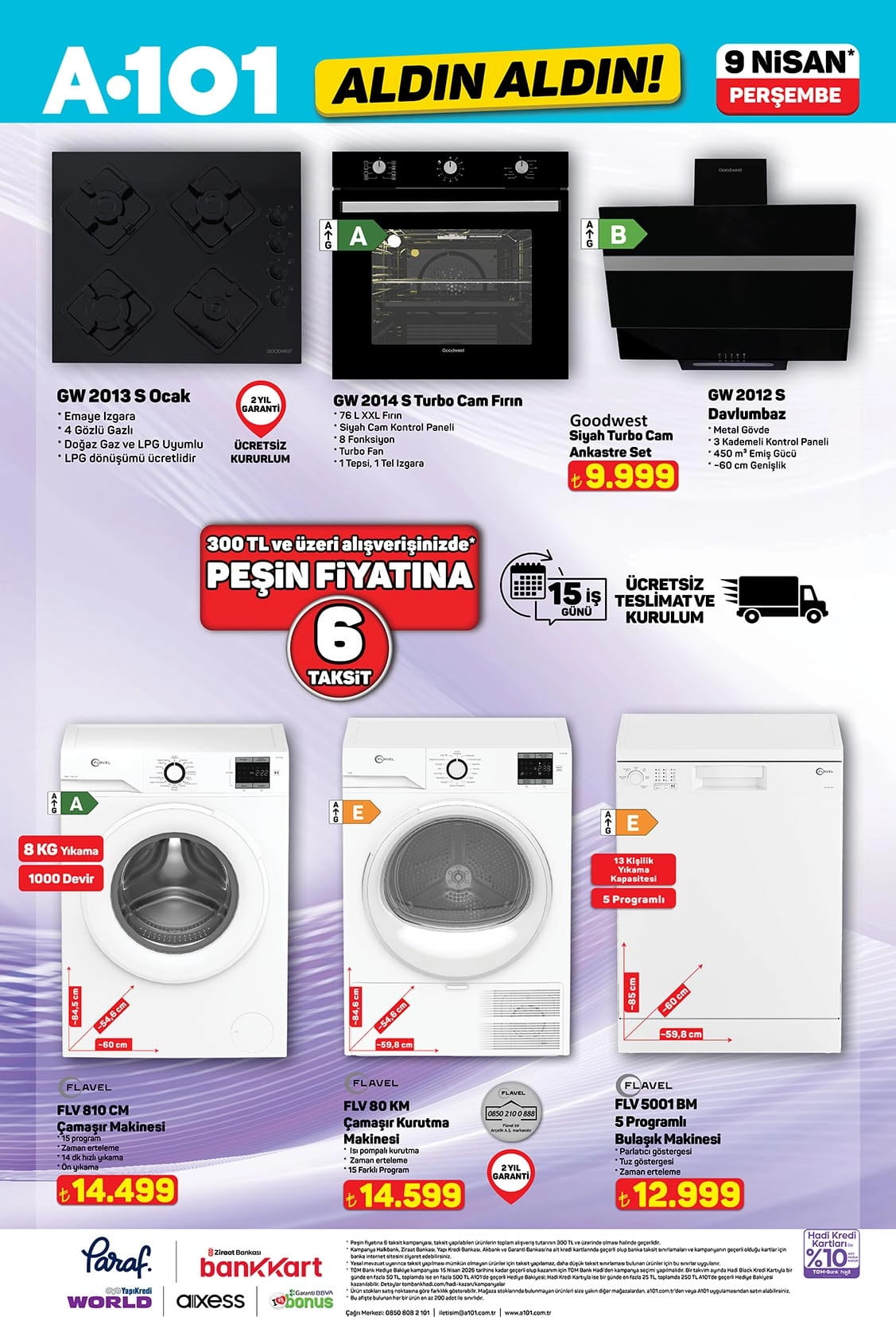 A101 9 Nisan 2026 Aktüel Ürünler Kataloğu