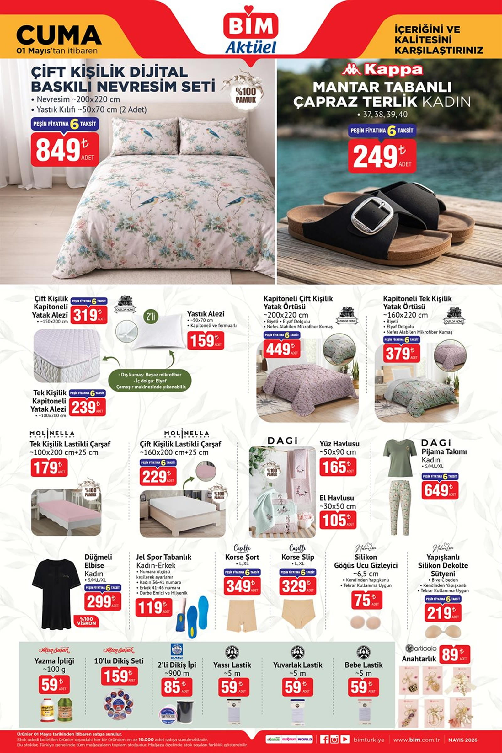 BİM 1 Mayıs 2026 Kataloğu