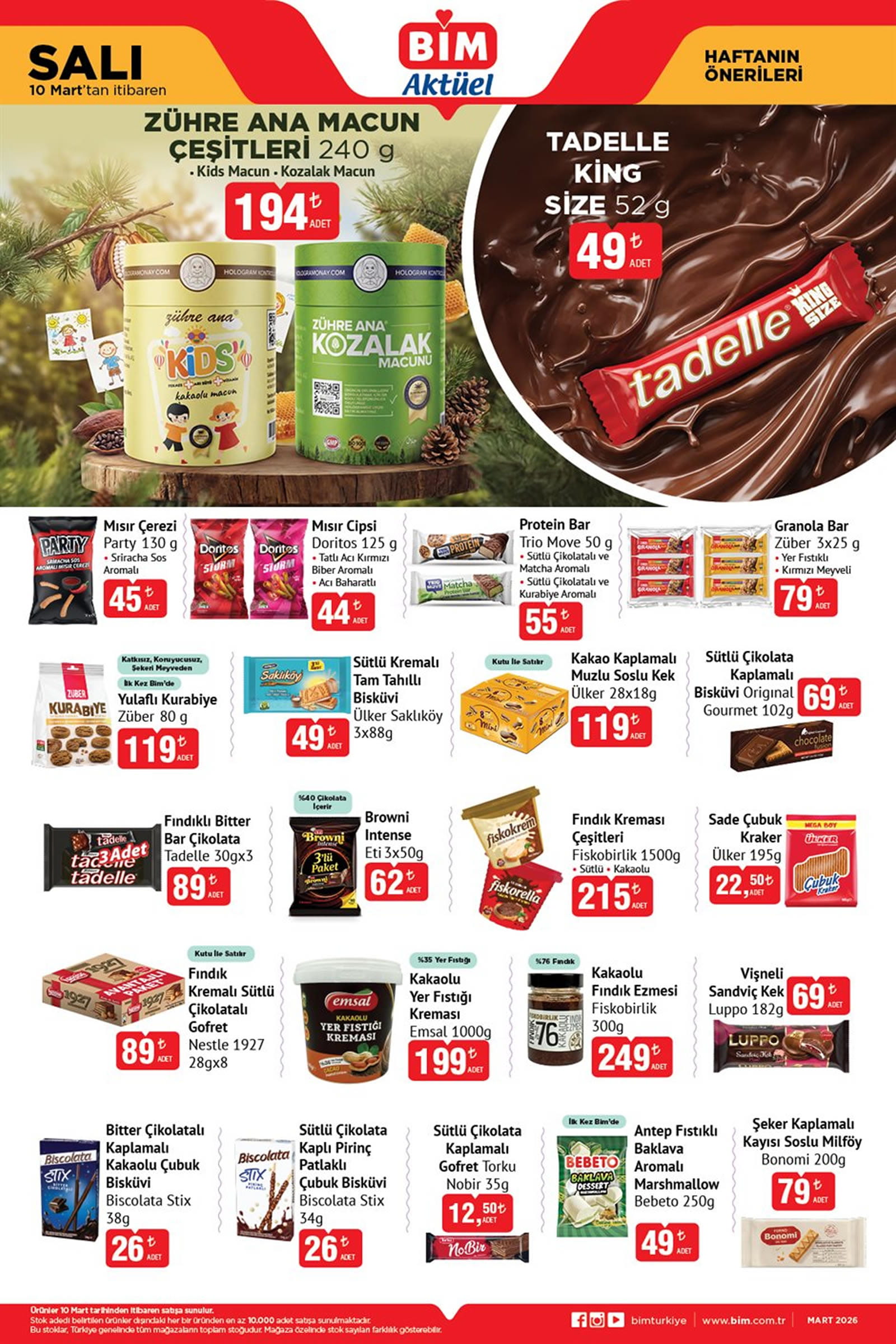 BİM 10 Mart 2026 Aktüel Ürünler Kataloğu