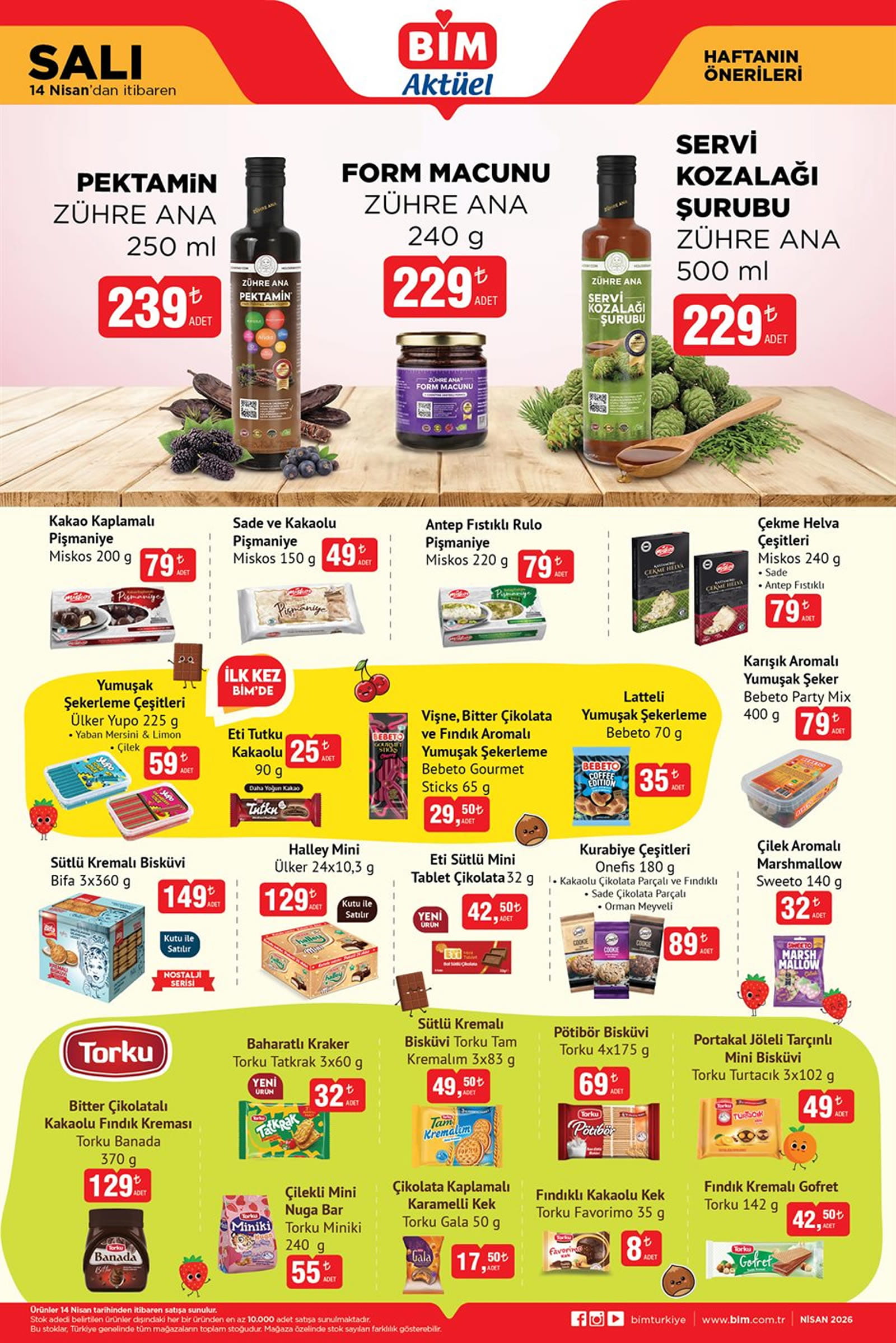 BİM 14 Nisan 2026 Aktüel Ürünler Kataloğu