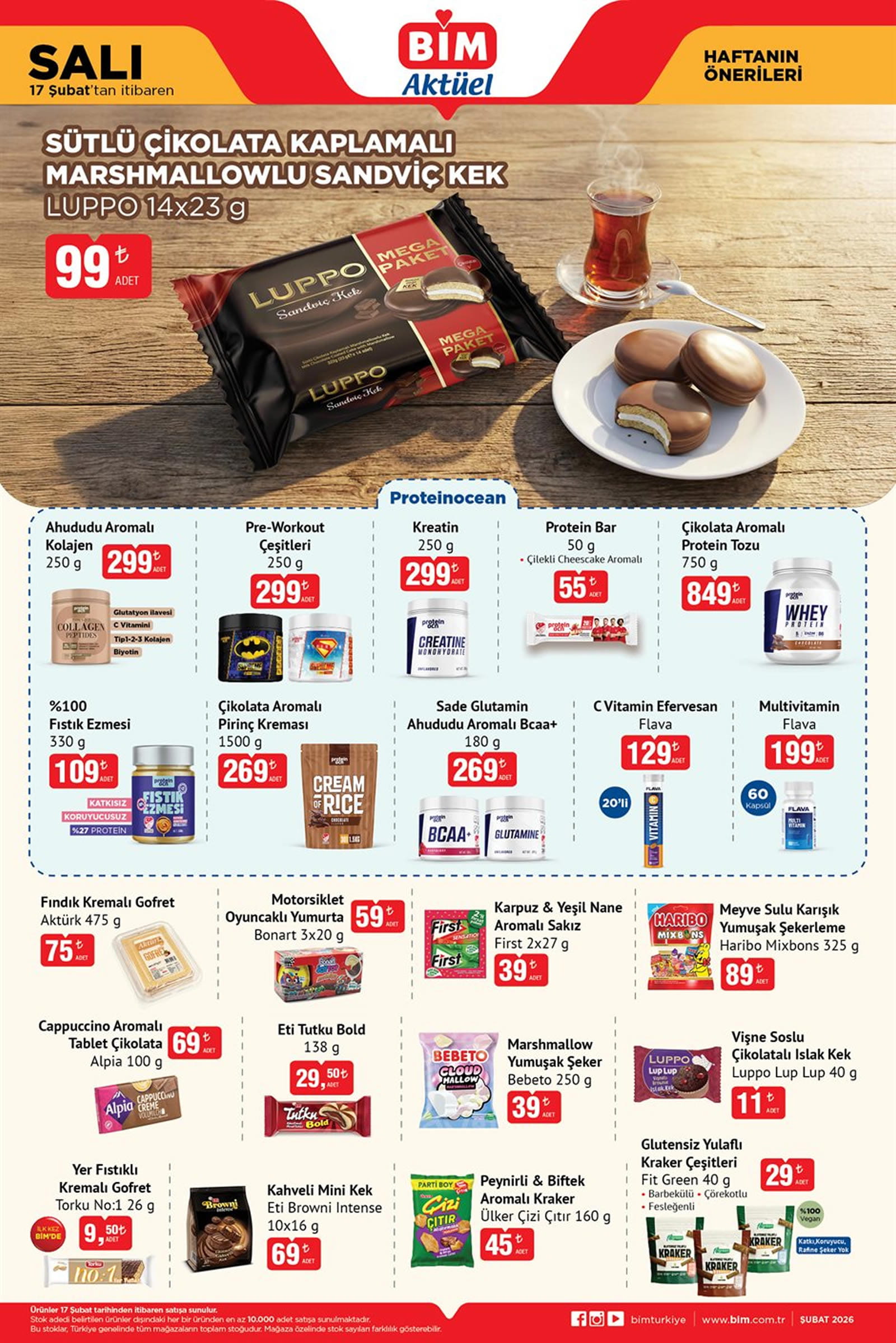 BİM 17 Şubat 2026 Aktüel Ürünler Kataloğu