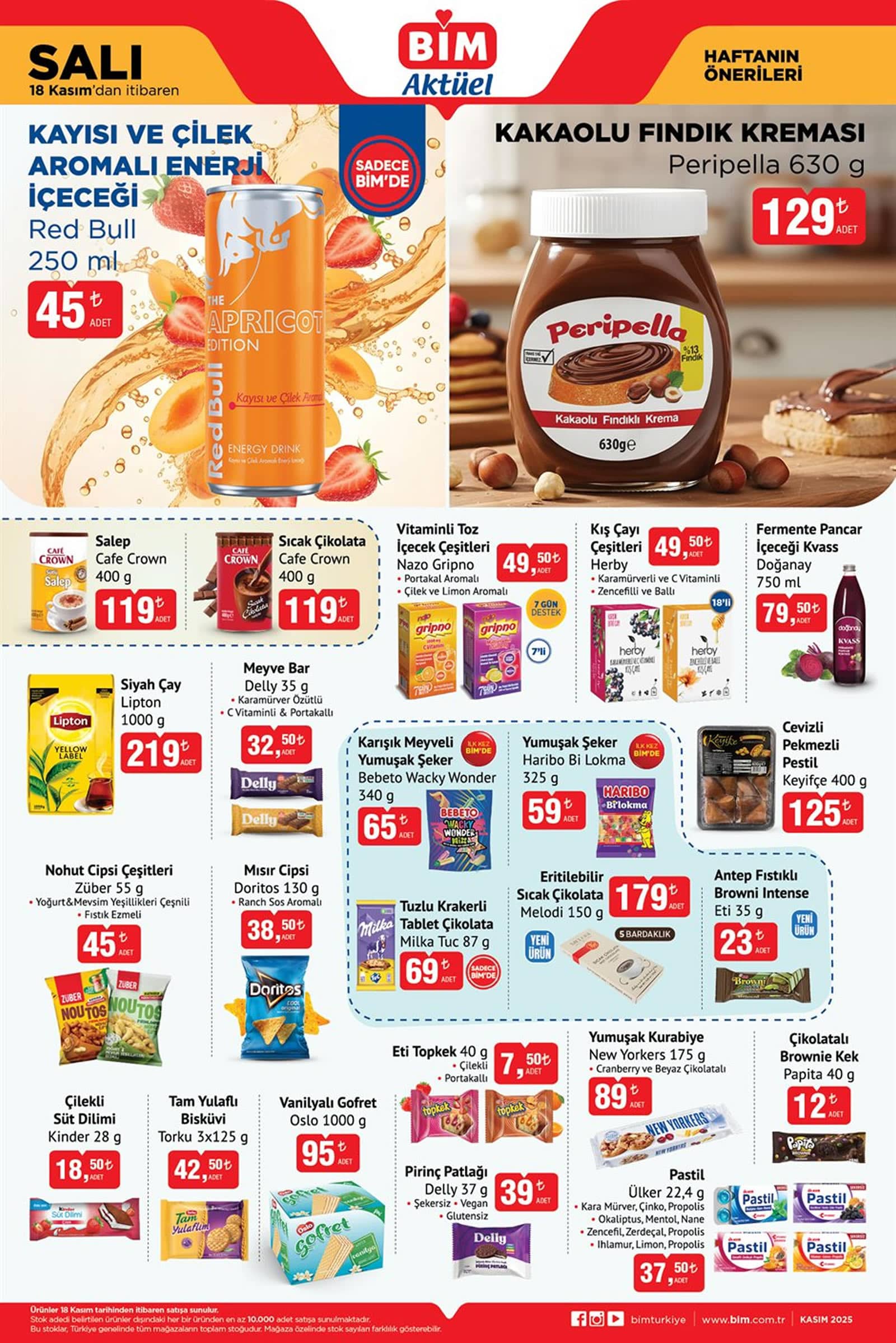 BİM 18 Kasım 2025 Aktüel Ürünler Kataloğu