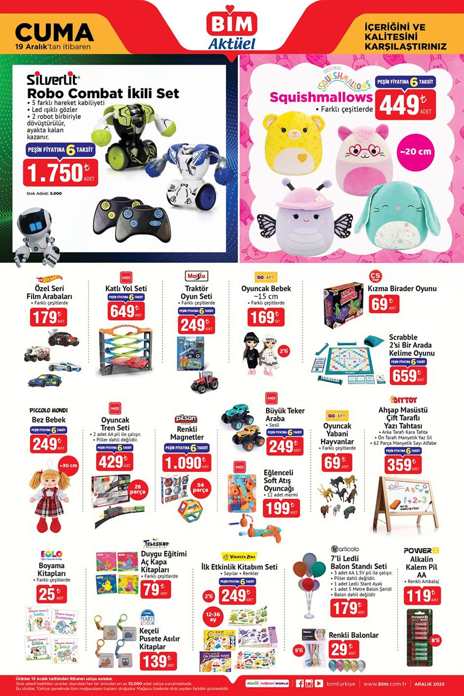 BİM 19 Aralık 2025 Kataloğu