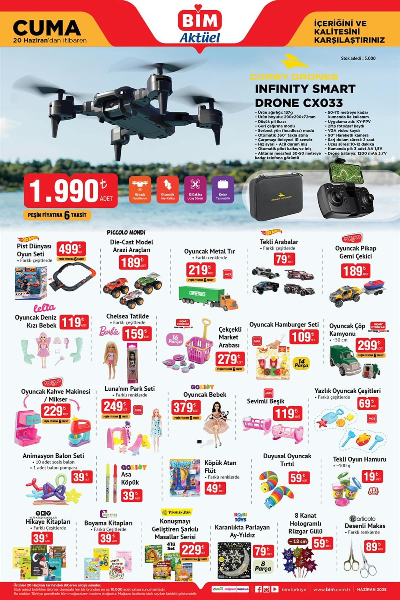 BİM 20 Haziran 2025 Kataloğu