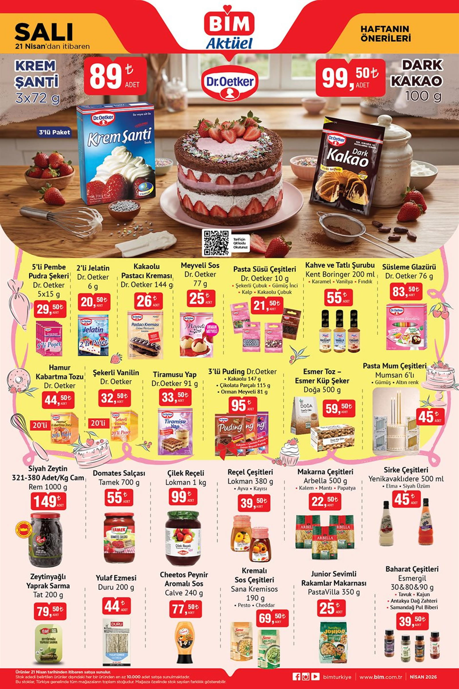 BİM 21 Nisan 2026 Kataloğu